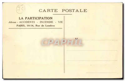 Siedziba firmy LA PARTICIPATION — 10-14, Rue de Londres, PARIS — Rewers