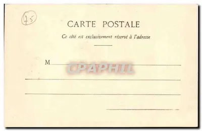Parijs — Een ochtend aan de Halles! — Dufaye, n°249 — Achterkant