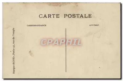 Parijs-Notre-Dame-De gevel en het parvis — uitgever Marque ROSE, n° 4052 — Achterkant