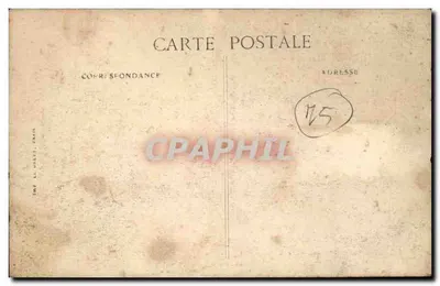 Festynie Zwycięstwa w Paryżu — 14 lipca 1919 — Cénotaphe w nocy pod Arc de Triomphe de l'Étoile — Rewers