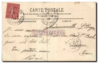 Paryż — Rue Castiglione — LL. n°54 — Rewers
