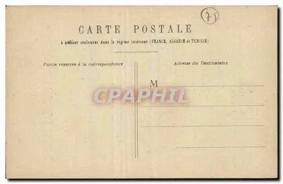 Paris - Rue de Rivoli — vista da praça com edifício de arcadas e estátua — editor não identificado — Verso