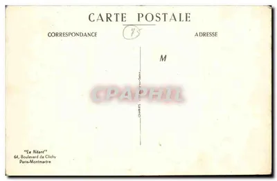 Cabaret del Néant - París-Montmartre — editor no visible — Reverso