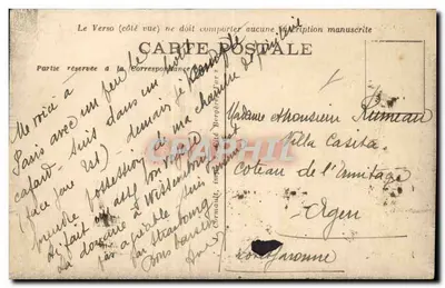 PARIS — De Ooststation — LIP — The Gare de l'Est - Terminus of the Eastern Railway — Achterkant