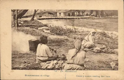 Lavadeiras de aldeia — Em Macedônia — L. Pénnece, n°68