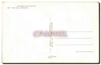 Piękny meharysta — Algieria — Wydawnictwo «La Cigogne» — Rewers