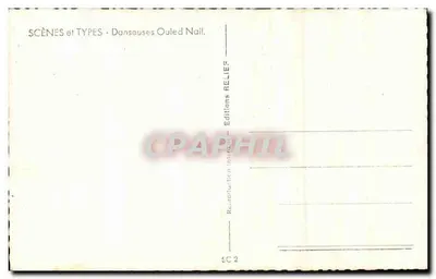 Dançarinas Ouled Nail — Edições RELIEF — SC 2 — Verso