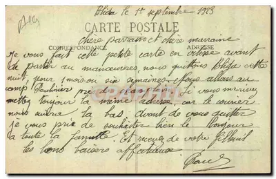 Cavaliere nel Sud — Collezione Ideale-P. S. — n° 599 — Verso