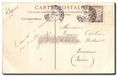 Oran — Vista della Promenade de l'Étang — Collezioni ND. Fot. n°80 — Verso