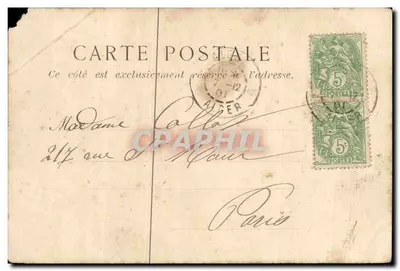 Espectáculo tradicional em Argel — 4 de dezembro de 1901 — editor desconhecido — Verso