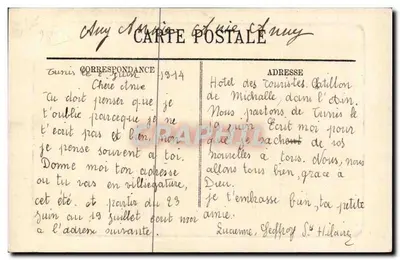 De Oversteek van het Gué — Scènes en Cipressen. L.D. — Achterkant