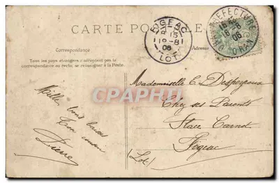 ORAN — Der Markt des Negerdorfes — Héliotypie E. Lo Daley, Paris — Rückseite