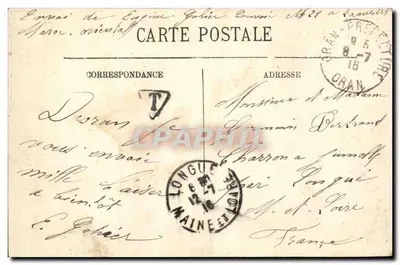 Oran — De Moskee van de Pacha — Ideale collectie P. S. — Achterkant