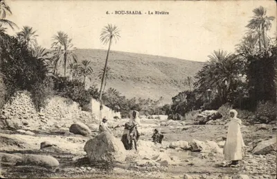 Bou-Saada - A Rio — carta postal n°6