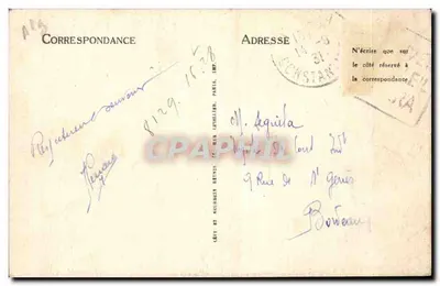 Biskra — Sob as Arcadas — LL. — Verso