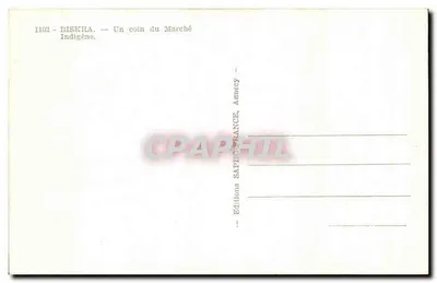 Biskra — Kąt Rynku Etnicznego — Wydawnictwo SAPHOPHRA-NCE, Amécy — Rewers