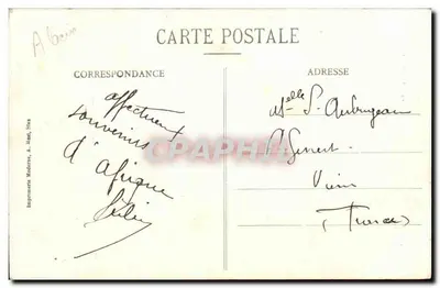 Gabès - A Igreja — cartão postal n°23, editado por Cl. Ganei — Verso