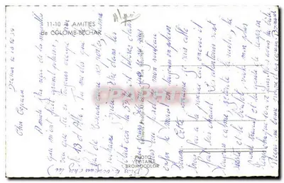 Colomb-Béchar — Amitiés de Colomb-Béchar — Wydawca: Éditions Photo-Africaines — Rewers