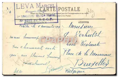 Blida — Le Bois Sacré — LL. — Editor LL. — Verso