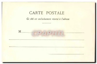 Cabinet do Presidente do Conselho Geral — Hotel de Ville de Paris — F. G. — Verso