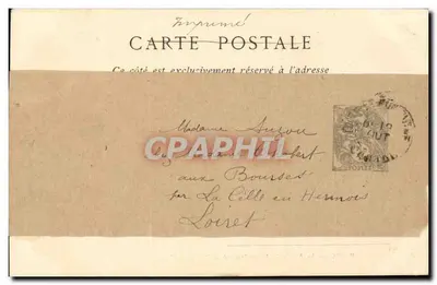 Parijs — Het Tuin van Luxembourg & het Paleis van de Senaat — Collecties ND. Fot. n°168 — Achterkant