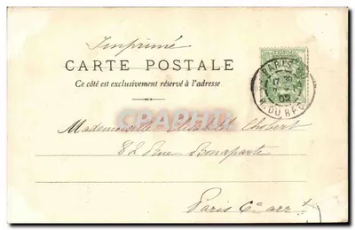 De Arcades Rivoli — Parijs — Uitgever Eugénie — Achterkant