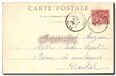 Paris - Praça da Concórdia — vista panorâmica com coluna e obélisco — editor não identificado — Verso