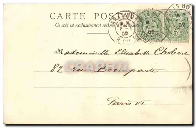Wnętrze kościoła, w którym zamknięto duchownych w 1792 — CARMES, nr 3 — J. de Paris — Rewers
