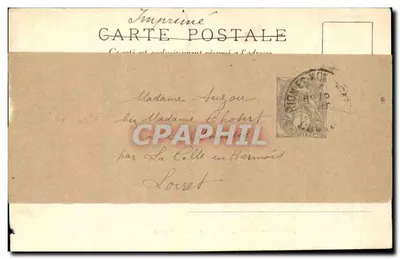 Carmes. — Cripta, Ossario de los Mártires — J.B. Paris, n°6 — Reverso