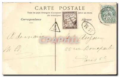 PARIS (Vieux Montmartre) — A Rue Saint-Vincent — Collections ND Phot n°506 — Verso
