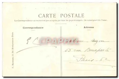 Las Boulogne — Widok na jezioro Saint-James — P. Marmuse, 53 Bd Montparnasse Paryż — Rewers
