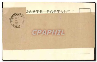 Numa i Egérie — freska Eugène Delacroix — A. Pepper, wydawca, Barcelone n°9 — Rewers