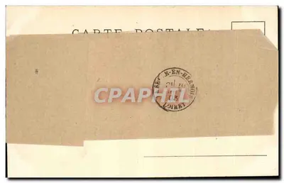 Izba Deputowanych — Freski Eugène Delacroix — Adam i Ewa — A. Poppet, wydawca, Grenanne, nr 22 — Rewers