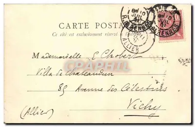 Fasada Notre-Dame — Paryż — B.F. Paryż nr 96 — Rewers