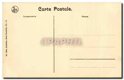 Bruxelles — La grand' place — Ed. Nels, Bruxelles, Série Bruxelles, No. 10 — Verso