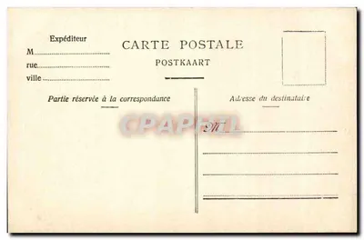 Anvers — O Débarcadère — Editora não identificada, n° de série 119 — Verso