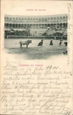 Corrida de touros — Madrid — Hausset y Menet, n° 212