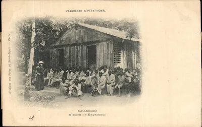 Nördliches Zanguebar — Katechismus an der Mission Bayamoyo — Missionen der Väter des Heiligen Geistes, Paris