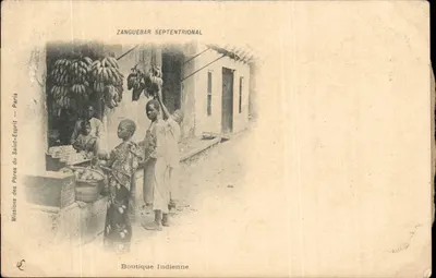 Indische Boutique — Nördliches Zanzibar — Missions der Väter des Heiligen Geistes, Paris