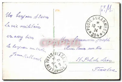 Trier przy Moselu — Katedra i Kościół Matki Bożej Bolesnej — nieznany wydawca — Rewers