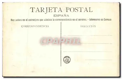 Valencia — Porta della Lonja — Fototipia Lacuste, Madrid, n°64 — Verso