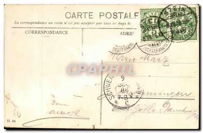 Stein a. Rh. — Casas coloridas no Rathausplatz — Varlag v. J. Sulger-Buel — Verso