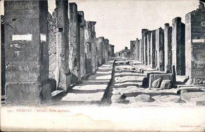 Pompeia - Estrada da fortuna — ICHTER & CO., NAPOLI, n° 339