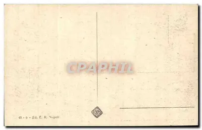 NAPOLI - Via Caracciolo — panoramische weergave — Ed. E. R. Napoli, n° 48 — Achterkant