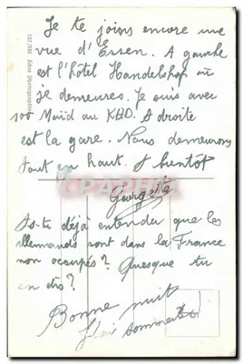 Essen. Hauptbahnhof — widok stacji i Hôtel Handelshof — Édite Photographique, n° 132/532 — Rewers
