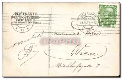 Festung Hohensalzburg — panoramic view — unidentified publisher — Back