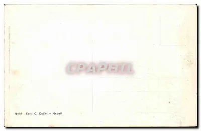 Nápoles - Palácio Real — editor C. Cotini, n° 18133 — Verso