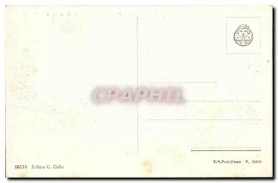Ventimiglia - Nowy Most z przybywającym pociągiem z Francji — Wydawca G. Gallo, nr 16575 — Rewers