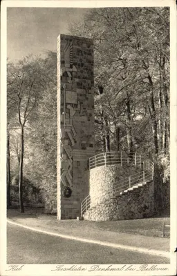 Monumento aos soldados da marinha em Bellenvu — Kiel, editor M. Dieterle & Sohn