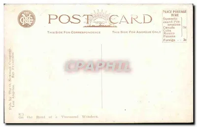Avalon e Baía, Ilha de Santa Catalina, Califórnia — The O. Newman Company, E5 — Verso